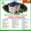 Trọn gói Biệt thự sân vườn Luxury cho nhà 3 tầng, 4 phòng ngủ